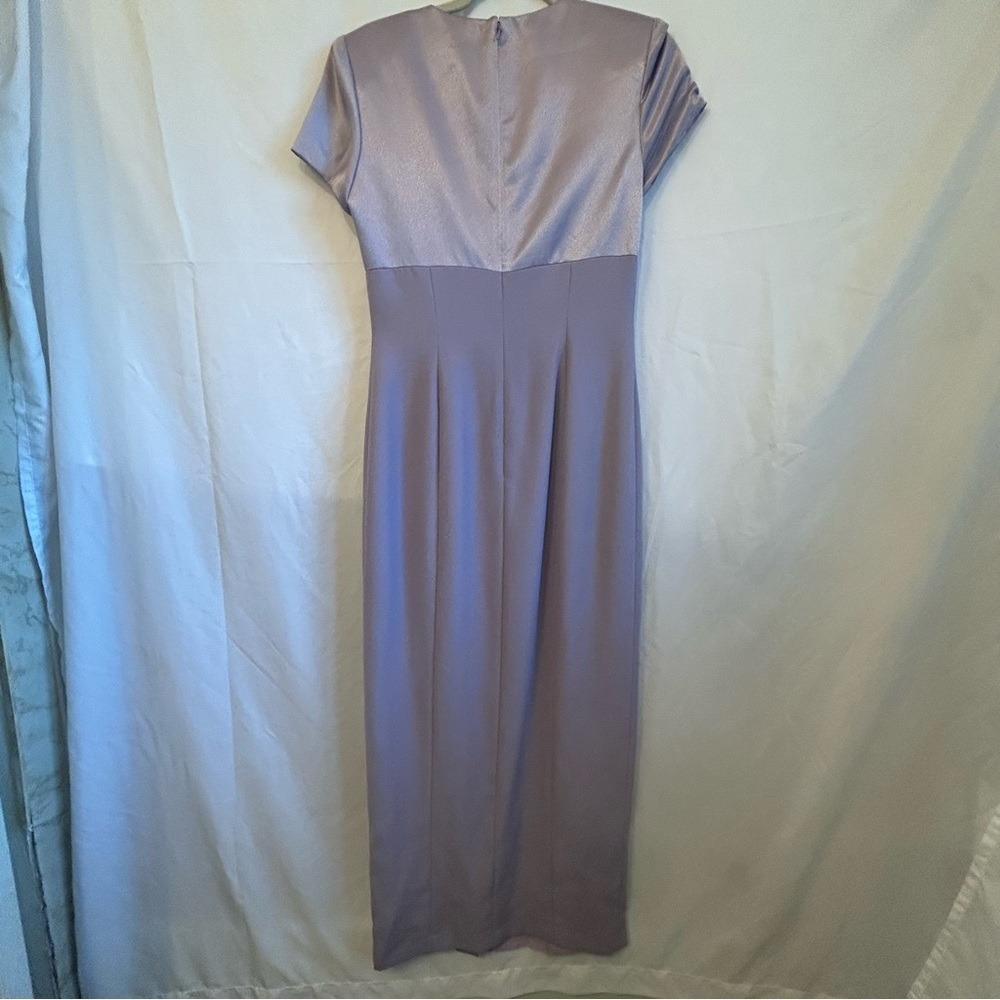 Vintage Papell Boutique Lavender Gown – Classic Silhouette, Size 6 - Picture 4 of 4